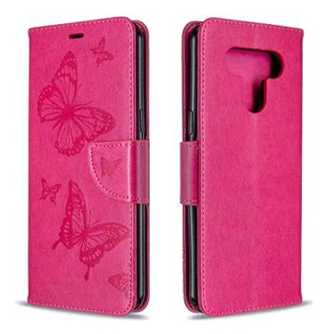 Imagem de Two Butterflies Embossing Pattern Horizontal Flip Leather Case with Holder & Card Slot & Wallet & Lanyard