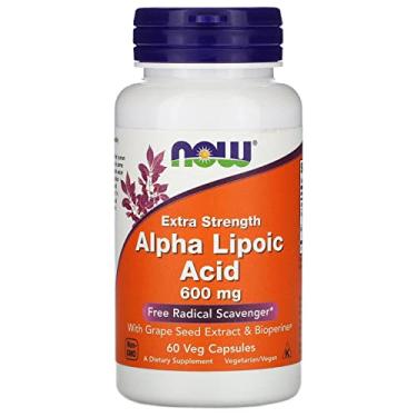 Imagem de Alpha Lipoic Acid 600mg (60 Cápsulas Veganas) Now Foods