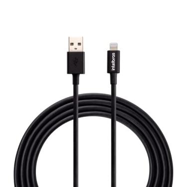 Imagem de Cabo USB Lightning 1,2m PVC EUAL 12PP Preto Intelbras