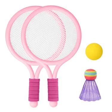 Imagem de Milageto de Tênis de Badminton Do E Conjunto de Raquete, s, s s, Rosa