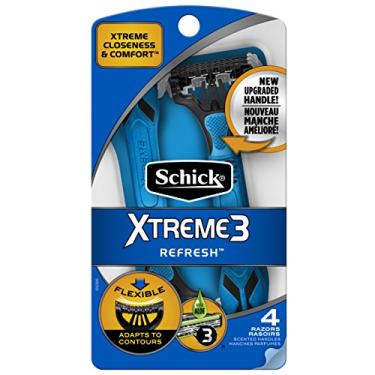 Imagem de Schick Xtreme 3 Blade Refresh Lâminas descartáveis perfumadas para homens, 12 unidades
