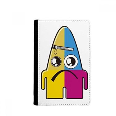 Imagem de Bolsa de cartão para carteira com porta-passaporte de monstro colorido universo e alienígena Notecase Burse, Multicolor