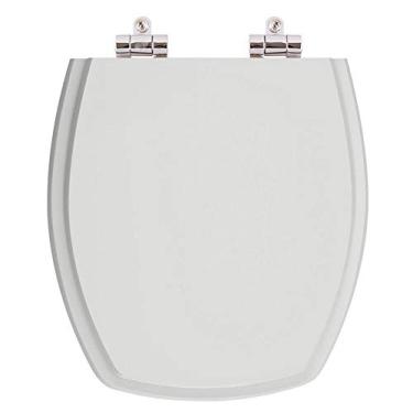 Imagem de Assento Sanitario Poliester com Amortecedor Thema Cinza Platina para Vaso Incepa