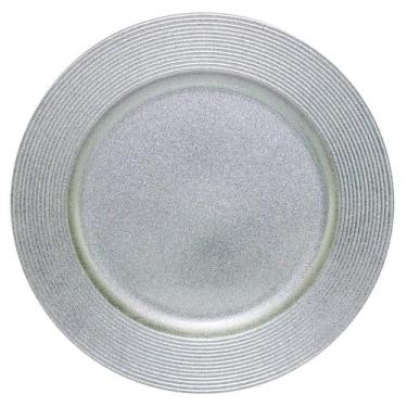 Imagem de Souplat Redondo Prata 33 Cm Mimo Style