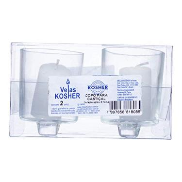 Imagem de Vela Copo para Castiçal Brulho 2 Unidades Kosher
