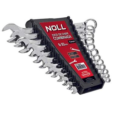 Imagem de Jogo de Chave Combinada 6x22mm 12 Peças Noll 408,0001