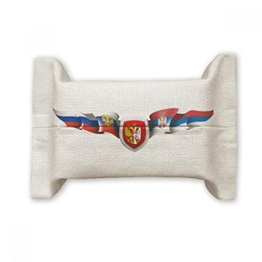 Imagem de Bolsa de linho de algodão com emblema da Serbia National