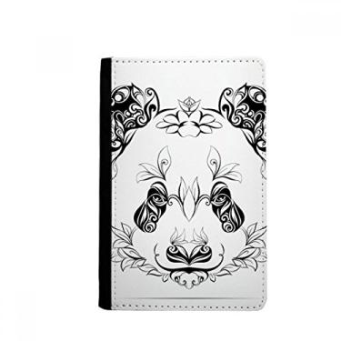 Imagem de Carteira fofa gigante Panda Animal Retrato Passaporte Notecase Burse Carteira Porta-cartão