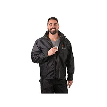 Imagem de Capas Pioneira, 1101MPREXG, Capa de Chuva Impermeável Para Motoqueiro de Nylon Masculino Full Xg, cor Preto, PVC
