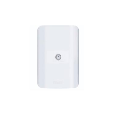 Imagem de 1 MODULO CONECTOR TV COAXIAL CP 4X2 LINHA CANOA 8615 ROMAZI