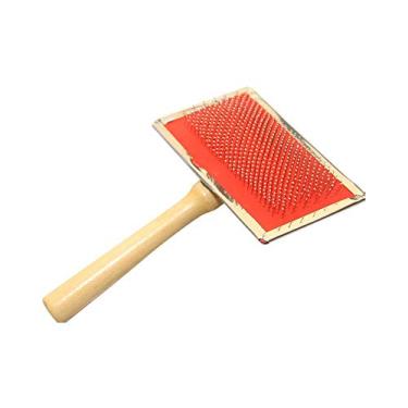 Imagem de Rasqueadeira Pet com Cabo em Madeira Napi - 12 cm - GG