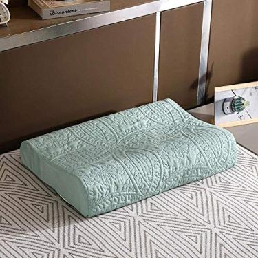 Imagem de Roupa de Cama Par de Fronha 100% Algodão Egípcio, Capa de Almofada de Óleo com cabeça de memória em látex impermeável red_30 * 50, Conjunto de Fronha de Seda com 2