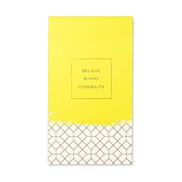 Imagem de Lista Pad por Compêndio: "Acredite em toda possibilidade" — 200 folhas forradas com bordas douradas e sentimentos inspiradores em cada página", 1 ea (6748)