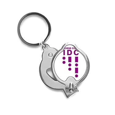 Imagem de Morse Code Care Cortador de unhas de dedo de representação da linha pontilhada Cortador de aço inoxidável