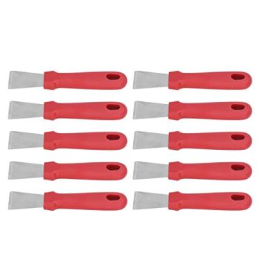 Imagem de QANYEGN 10 Peças De Espátula De Aço Inoxidável Com Cabo Ergonômico Antiderrapante Para Uma Ampla Gama De Aplicações E Bancadas De Trabalho