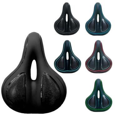 Imagem de Selim Gel Mtb Passeio Ciclismo 260x200mm Largo Unissex Elastômero Absolute