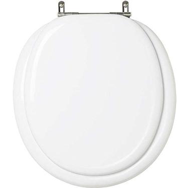 Imagem de Assento Sanitario Almofadado Colonial Branco para Vaso Hervy
