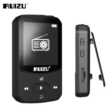 Imagem de RUIZU-X52 Bluetooth MP3 Player com Clip  8GB  16GB  Mini Music Player  Video Player  Suporte FM