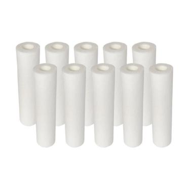 Imagem de Kit 10 Refil Polipropileno Filtro Cavalete, Caixa D`Água E