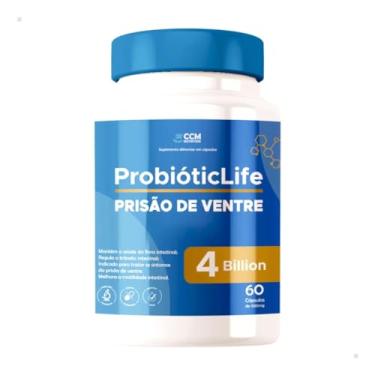 Imagem de Probiotics Life - Probioticos Prisão de ventre 60 Cáps Retenção fecal Dificuldade de evacuação Cólicas intestinais Intestino lento Constipação intestinal