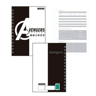 Imagem de Caderno Bullet Journal Avengers Endgame 80 Folhas Container