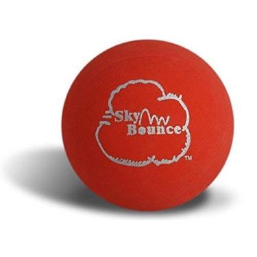 Imagem de Sky Bounce Bolas de borracha coloridas para handebol recreativo, Stickball, Raquete, Catch, Fetch e muitos outros jogos, 6,8 cm - Vermelho - Pacote com 12