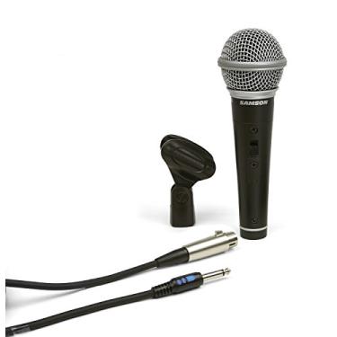 Imagem de Microfone Dinâmico Cardioide Com Chave On-Off, Cabo P10/XLR e clipe de microfone R21S Samson