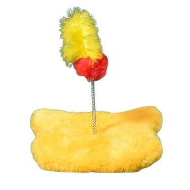 Imagem de Brinquedo para Gatos com Mola (Amarelo)