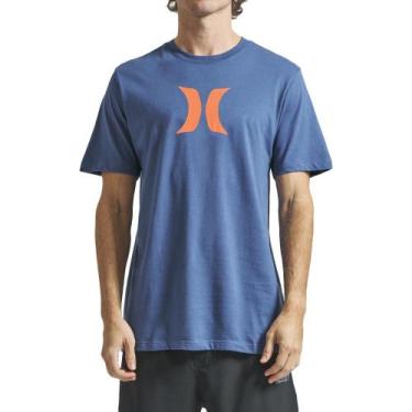 Imagem de Camiseta Hurley Icon Sm24 Masculina Azul Marinho