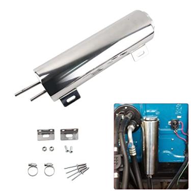 Imagem de BAGARAATAN Tanque universal de transbordamento do radiador de 7,6 x 25,4 cm, tanque de transbordamento de refrigerante de aço inoxidável 946 ml