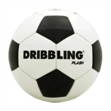 Imagem de Bola de Futebol Campo Sportcom Dribbling Flash N. 5 Branco-Unissex