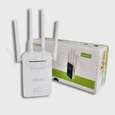 Imagem de Repetidor De Wifi 4 Antenas Amplificador De Sinal Pix-Link