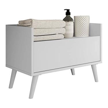 Imagem de Gabinete de Banheiro Retrô Multimóveis 60 cm Fg3624 Branco