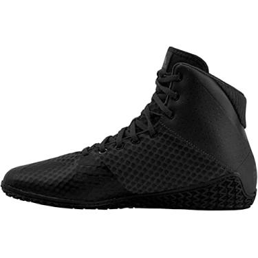 Imagem de adidas Tênis de luta livre masculino Mat Wizard 4, Carbono/metálico/preto, 39