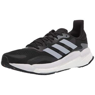 Imagem de adidas Tênis de corrida masculino Solar Boost 21, Preto/halo prata/cinza, 7.5