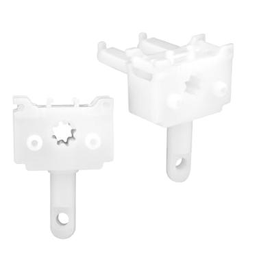 Imagem de 2 peças de reposição de persianas verticais, controle de varinha vertical de substituição acessórios de reparo de plástico branco para cortina de persianas verticais