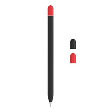 Imagem de Capa compatível com Apple Pencil: capa para Apple Pencil 1ª geração | Capa para Apple Pencil, protetor de silicone de carregamento magnético para iPad e iPencil