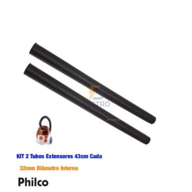 Imagem de Kit 2 Tubos Extensores Aspirador de Pó Philco HepaMax 1680 - Denverpla