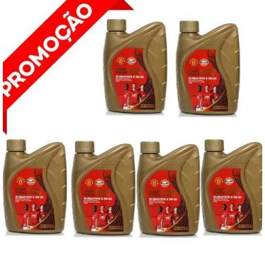 Imagem de 6x Óleo Motor Gulf 5w30 Ultrasynth Api Sn Ilsac-gf5 Gm Vw Mb