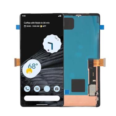 Imagem de Substituição de tela de 6,7 polegadas para Pixel 7 Pro 5G GP4BC GE2AE, substituição de conjunto tátil de tela digitalizadora AMOLED, com ferramentas de reparo.