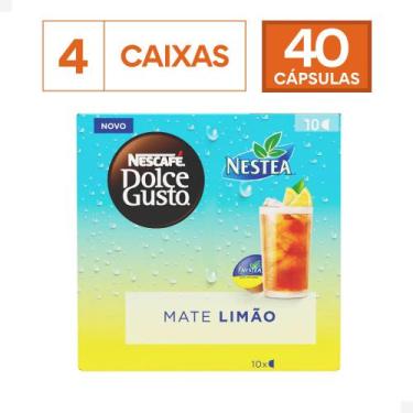 Imagem de Combo 40 Cápsulas Mate Limão Chá Dolce Gusto