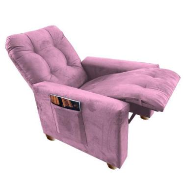 Imagem de Poltrona Reclinável Do Papai & Mamãe Confort  - Bl Decor , ROSA