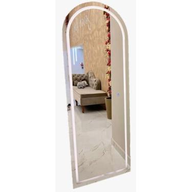 Imagem de Espelho Banheiro Camarim Oval Base Reta 90x70 Touch Screen - Top Vidro