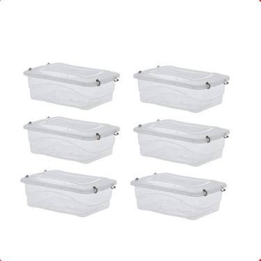 Imagem de Kit 6 Caixa Organizadora Decorativa Multiuso 2,5 Litros - Paramount
