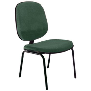 Imagem de Cadeira Diretor Fixa para Escritório Linha Uno Verde