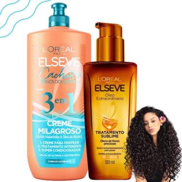 Imagem de Kit Elseve Loreal Paris Cachos Longos Dos Sonhos Óleo - L'oreal Paris