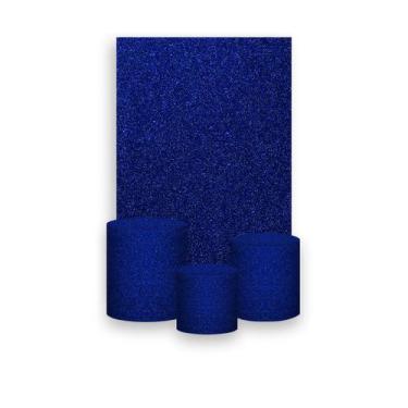 Imagem de Painel De Festa Vertical 1,50 x 2,20 + Trio De Capas Cilindro - Efeito