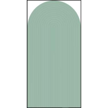 Imagem de Painel Sublimado Vertical Romano Ripado Verde Alecrim - 080x180cm - Fa