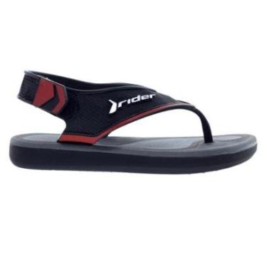Imagem de Sandália Infantil Menino Rider Line Plus ll 12454 Preto-Unissex