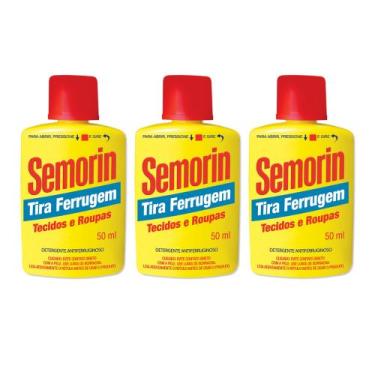 Imagem de Semorin Tira Ferrugem 50ml 3 Unidades